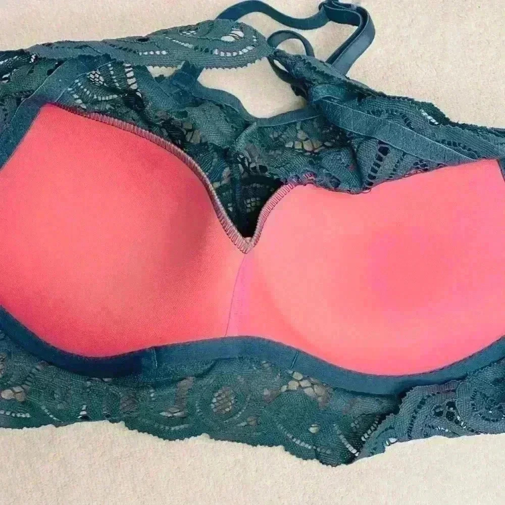 Victoria’s Secret PINK Push-Up,High neck Halter Bralette, XS, excellent like new - Picture 6 of 8